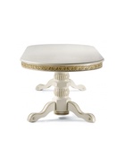 Стол кухонный деревянный раздвижной «Комфорт», 2600(3300)×1100×770 мм, цвет крем/патина золотая - Фото 8