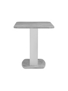 Стол кухонный деревянный раздвижной «Комфорт», 1100(1450)×680×755 мм, цвет цемент светлый/белый  (артикул 10998123)  большой выбор товаров оптом и в розницу по низким ценам с доставкой