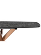 Стол кухонный деревянный раздвижной «Кортез», 1160(1600)×770×770 мм, цвет малави/медь  (артикул 10998124)  большой выбор товаров оптом и в розницу по низким ценам с доставкой