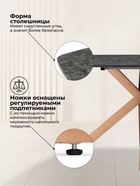 Стол кухонный деревянный раздвижной «Кортез», 1160(1600)×770×770 мм, цвет малави/медь  (артикул 10998124)  большой выбор товаров оптом и в розницу по низким ценам с доставкой