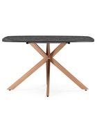 Стол кухонный деревянный раздвижной «Кортез», 1160(1600)×770×770 мм, цвет малави/медь  (артикул 10998124)  большой выбор товаров оптом и в розницу по низким ценам с доставкой