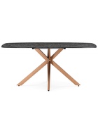 Стол кухонный деревянный раздвижной «Кортез», 1160(1600)×770×770 мм, цвет малави/медь  (артикул 10998124)  большой выбор товаров оптом и в розницу по низким ценам с доставкой