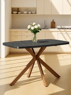 Стол кухонный деревянный раздвижной «Кортез 32», 1160(1600)×770×770 мм, цвет малави/медь  (артикул 10998125)  большой выбор товаров оптом и в розницу по низким ценам с доставкой