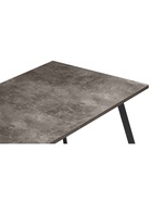 Стол кухонный деревянный раздвижной «Аврора», 1170(1570)×770×750 мм, цвет бетон тёмный/чёрный матовый  (артикул 10998128)  большой выбор товаров оптом и в розницу по низким ценам с доставкой