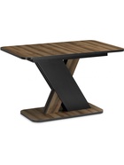 Стол на тумбе кухонный раздвижной «Аврора», 1200(1600)×750×755 мм, цвет авелано/графит  (артикул 10998129)  большой выбор товаров оптом и в розницу по низким ценам с доставкой