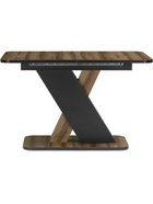 Стол на тумбе кухонный раздвижной «Аврора», 1200(1600)×750×755 мм, цвет авелано/графит  (артикул 10998129)  большой выбор товаров оптом и в розницу по низким ценам с доставкой