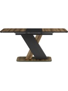 Стол на тумбе кухонный раздвижной «Аврора», 1200(1600)×750×755 мм, цвет авелано/графит  (артикул 10998129)  большой выбор товаров оптом и в розницу по низким ценам с доставкой