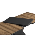 Стол на тумбе кухонный раздвижной «Аврора», 1200(1600)×750×755 мм, цвет авелано/графит  (артикул 10998129)  большой выбор товаров оптом и в розницу по низким ценам с доставкой