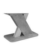 Стол на тумбе кухонный раздвижной «Аврора», 1200(1600)×750×755 мм, цвет цемент светлый/белый  (артикул 10998131)  большой выбор товаров оптом и в розницу по низким ценам с доставкой