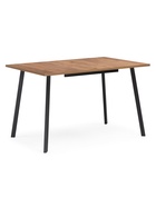 Стол кухонный деревянный раздвижной «Кортни», 1170(1570)×770×750 мм, цвет дуб крафт золотой/чёрный матовый  (артикул 10998132)  большой выбор товаров оптом и в розницу по низким ценам с доставкой