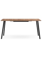 Стол кухонный деревянный раздвижной «Кортни», 1170(1570)×770×750 мм, цвет дуб крафт золотой/чёрный матовый  (артикул 10998132)  большой выбор товаров оптом и в розницу по низким ценам с доставкой