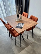 Стол кухонный деревянный раздвижной «Кортни», 1170(1570)×770×750 мм, цвет дуб крафт золотой/чёрный матовый  (артикул 10998132)  большой выбор товаров оптом и в розницу по низким ценам с доставкой