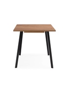 Стол кухонный деревянный раздвижной «Кортни», 1170(1570)×770×750 мм, цвет дуб крафт золотой/чёрный матовый  (артикул 10998132)  большой выбор товаров оптом и в розницу по низким ценам с доставкой