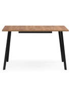 Стол кухонный деревянный раздвижной «Кортни», 1170(1570)×770×750 мм, цвет дуб крафт золотой/чёрный матовый  (артикул 10998132)  большой выбор товаров оптом и в розницу по низким ценам с доставкой