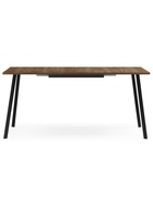 Стол кухонный деревянный раздвижной «Кортни», 1170(1570)×770×750 мм, цвет дуб крафт табачный/чёрный матовый  (артикул 10998133)  большой выбор товаров оптом и в розницу по низким ценам с доставкой