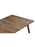 Стол кухонный деревянный раздвижной «Кортни», 1170(1570)×770×750 мм, цвет дуб крафт табачный/чёрный матовый  (артикул 10998133)  большой выбор товаров оптом и в розницу по низким ценам с доставкой