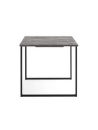 Стол кухонный деревянный раздвижной «Лиман», 1170(1570)×770×750 мм, цвет бетон светлый/чёрный матовый  (артикул 10998134)  большой выбор товаров оптом и в розницу по низким ценам с доставкой