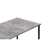 Стол кухонный деревянный раздвижной «Лиман», 1170(1570)×770×750 мм, цвет бетон светлый/чёрный матовый  (артикул 10998134)  большой выбор товаров оптом и в розницу по низким ценам с доставкой