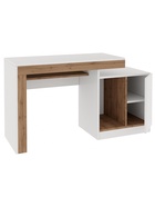 Стол компьютерный Модена белый / дуб вотан - фото 121986711