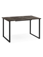 Стол кухонный деревянный раздвижной «Лиман», 1170(1570)×770×750 мм, цвет бетон тёмный/чёрный матовый  (артикул 10998136)  большой выбор товаров оптом и в розницу по низким ценам с доставкой