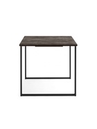 Стол кухонный деревянный раздвижной «Лиман», 1170(1570)×770×750 мм, цвет бетон тёмный/чёрный матовый  (артикул 10998136)  большой выбор товаров оптом и в розницу по низким ценам с доставкой