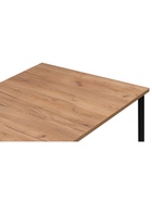 Стол кухонный деревянный раздвижной «Лиман», 1170(1570)×770×750 мм, цвет дуб крафт золотой/чёрный матовый  (артикул 10998137)  большой выбор товаров оптом и в розницу по низким ценам с доставкой