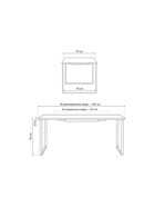 Стол кухонный деревянный раздвижной «Лиман», 1170(1570)×770×750 мм, цвет дуб крафт золотой/чёрный матовый  (артикул 10998137)  большой выбор товаров оптом и в розницу по низким ценам с доставкой