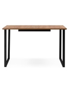 Стол кухонный деревянный раздвижной «Лиман», 1170(1570)×770×750 мм, цвет дуб крафт золотой/чёрный матовый  (артикул 10998137)  большой выбор товаров оптом и в розницу по низким ценам с доставкой