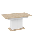 Стол на тумбе кухонный раздвижной «Детройт Тип 1», 1504(2014)×850×770 мм, цвет белый/дуб крафт золотой  (артикул 10998138)  большой выбор товаров оптом и в розницу по низким ценам с доставкой