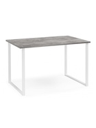 Стол кухонный деревянный «Лиман», 1170×770×750 мм, цвет бетон светлый/белый матовый  (артикул 10998142)  большой выбор товаров оптом и в розницу по низким ценам с доставкой