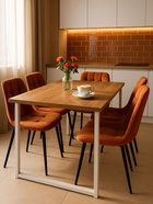 Стол кухонный деревянный «Лиман», 1170×770×750 мм, цвет дуб крафт золотой/белый матовый  (артикул 10998143)  большой выбор товаров оптом и в розницу по низким ценам с доставкой