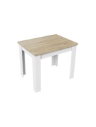 Стол кухонный раздвижной «Промо Тип 3», 900(1698)×670×750 мм, цвет белый/дуб сонома светлый  (артикул 10998144)  большой выбор товаров оптом и в розницу по низким ценам с доставкой