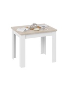 Стол кухонный раздвижной «Промо Тип 3», 900(1698)×670×750 мм, цвет белый/дуб сонома светлый  (артикул 10998144)  большой выбор товаров оптом и в розницу по низким ценам с доставкой