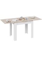 Стол кухонный раздвижной «Промо Тип 3», 900(1698)×670×750 мм, цвет белый/дуб сонома светлый  (артикул 10998144)  большой выбор товаров оптом и в розницу по низким ценам с доставкой