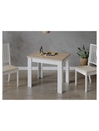 Стол кухонный раздвижной «Промо Тип 3», 900(1698)×670×750 мм, цвет белый/дуб сонома светлый  (артикул 10998144)  большой выбор товаров оптом и в розницу по низким ценам с доставкой