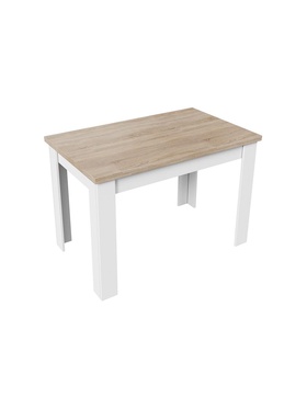 Стол кухонный раздвижной «Промо Тип 4», 1100(2090)×670×750 мм, цвет белый/дуб сонома светлый  (артикул 10998146)  большой выбор товаров оптом и в розницу по низким ценам с доставкой