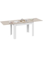 Стол кухонный раздвижной «Промо Тип 4», 1100(2090)×670×750 мм, цвет белый/дуб сонома светлый  (артикул 10998146)  большой выбор товаров оптом и в розницу по низким ценам с доставкой