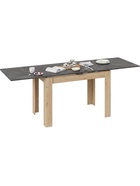 Стол кухонный раздвижной «Промо Тип 4», 1100(2090)×670×750 мм, цвет дуб крафт золотой/ателье тёмное  (артикул 10998147)  большой выбор товаров оптом и в розницу по низким ценам с доставкой