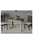 Стол кухонный раздвижной «Промо Тип 4», 1100(2090)×670×750 мм, цвет дуб крафт золотой/ателье тёмное  (артикул 10998147)  большой выбор товаров оптом и в розницу по низким ценам с доставкой