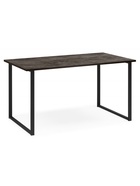 Стол кухонный деревянный «Лиман», 1170×770×750 мм, цвет бетон тёмный/чёрный матовый  (артикул 10998149)  большой выбор товаров оптом и в розницу по низким ценам с доставкой