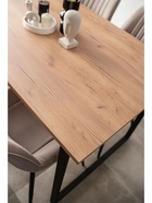 Стол кухонный деревянный «Лиман», 1170×770×750 мм, цвет дуб крафт золотой/чёрный матовый  (артикул 10998151)  большой выбор товаров оптом и в розницу по низким ценам с доставкой