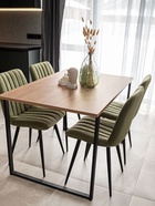 Стол кухонный деревянный «Лиман», 1170×770×750 мм, цвет дуб крафт золотой/чёрный матовый  (артикул 10998151)  большой выбор товаров оптом и в розницу по низким ценам с доставкой