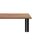 Стол кухонный деревянный «Лиман», 1170×770×750 мм, цвет дуб крафт золотой/чёрный матовый  (артикул 10998151)  большой выбор товаров оптом и в розницу по низким ценам с доставкой