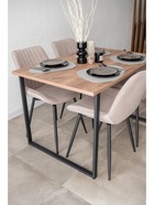 Стол кухонный деревянный «Лиман», 1170×770×750 мм, цвет дуб крафт табачный/чёрный матовый  (артикул 10998152)  большой выбор товаров оптом и в розницу по низким ценам с доставкой