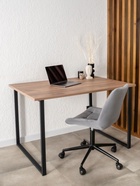 Стол кухонный деревянный «Лиман», 1170×770×750 мм, цвет дуб крафт табачный/чёрный матовый  (артикул 10998152)  большой выбор товаров оптом и в розницу по низким ценам с доставкой