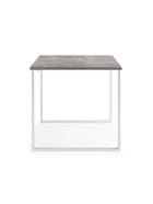 Стол кухонный деревянный «Лиман», 1400×800×750 мм, цвет бетон светлый/белый матовый  (артикул 10998153)  большой выбор товаров оптом и в розницу по низким ценам с доставкой