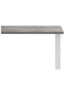 Стол кухонный деревянный «Лиман», 1400×800×750 мм, цвет бетон светлый/белый матовый  (артикул 10998153)  большой выбор товаров оптом и в розницу по низким ценам с доставкой