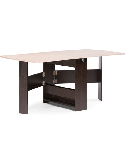 Стол-книжка «Клотилд», 800(2285)×750 мм, цвет венге/дуб молочный