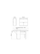 Стол-книжка «Симоне», 855(1390)×755 мм, цвет венге/дуб молочный  (артикул 10998156)  большой выбор товаров оптом и в розницу по низким ценам с доставкой