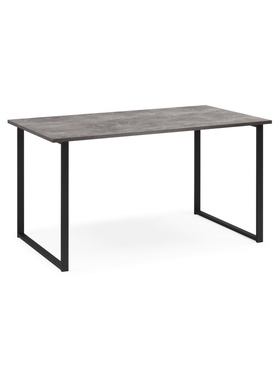 бетон светлый / черный матовый